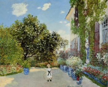 尅勞德 莫奈 The Artist's House at Argenteuil 尅勞德 莫奈 The Artist's House at Argenteuil